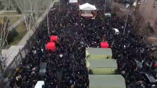 Подписчики отправили другое видео, снятое с дрона во время сегодняшнего митинга …