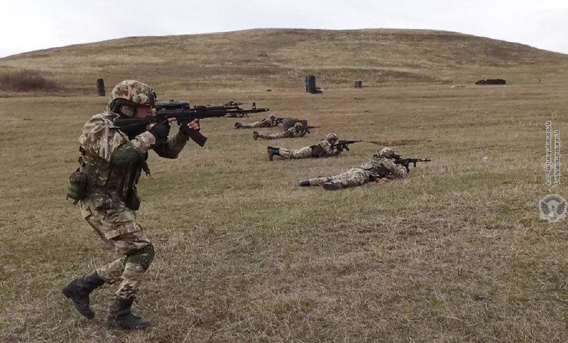 Военнослужащие подразделений специального назначения корпуса N  Минобороны РА пр…